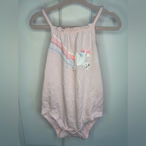 Jumping Beans 18M Pink Girls Unicorn Camisole Onesie